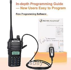 Digital Handheld Radio Scanner Fire Police 2 Way Transceiver Dual 2 PACK NEW