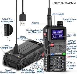 Digital Handheld Radio Scanner Fire Police 2 Way Transceiver Dual 2 PACK NEW