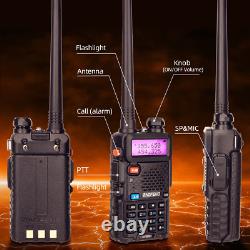 Digital Handheld Radio Scanner Fire Police 2 Way Transceiver Dual 2 PACK NEW