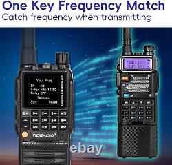 Digital Handheld Radio Scanner Fire Police 2 Way Transceiver Dual 2 PACK NEW