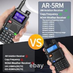 Digital Handheld Radio Scanner Fire Police 2 Way Transceiver Dual 2 PACK NEW