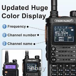 Digital Handheld Radio Scanner Fire Police 2 Way Transceiver Dual VHFUHF FM EMS