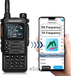 Digital Handheld Radio Scanner Fire Police 2 Way Transceiver Dual VHFUHF FM EMS