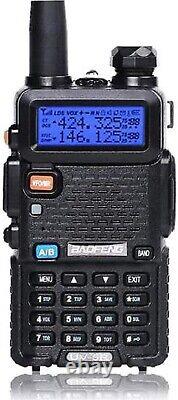 Digital Handheld Radio Scanner Fire Police VHF FM EMS Ham 2 Way Transceiver Dual