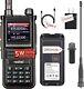 Digital Handheld Radio Scanner Fire Police Vhf Fm Ems Ham 2 Way Transceiver Dual