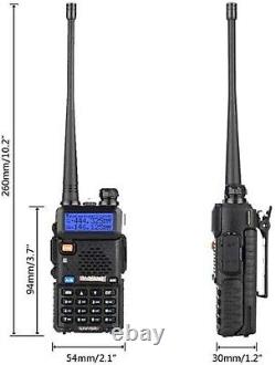 Digital Handheld Radio Scanner Fire Police VHF FM EMS Ham 2 Way Transceiver Dual