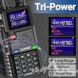 Digital Handheld Radio Scanner Fire Police VHF FM EMS Ham 2 Way Transceiver Dual