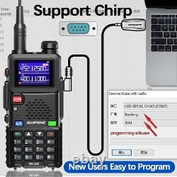 Digital Handheld Radio Scanner Fire Police VHF FM EMS Ham 2 Way Transceiver Dual