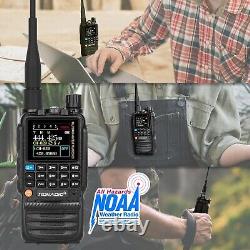 Digital Handheld Radio Scanner Fire Police VHF FM EMS Ham 2 Way Transceiver Dual