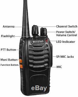 Digital Handheld Radio Scanner Two Way Police Ham Transceiver (set of 4)