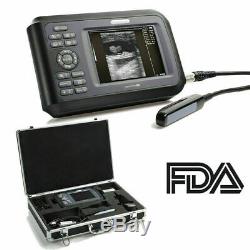 Digital Handheld Ultrasound Scanner Machine Animal Rectal Probe Veterinary USA