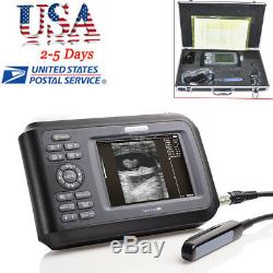 Digital Handheld Ultrasound Scanner Machine+ Animal Rectal Sensor Veterinary USA
