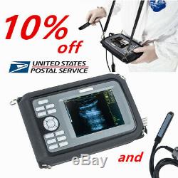 Digital Handheld Ultrasound Scanner Ultrasonic Scanner+Rectal Probe Vet Use USA