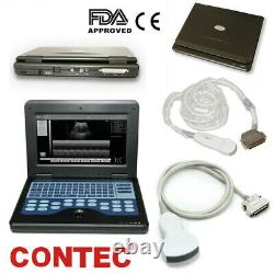 Digital Portable Laptop Ultrasound Scanner Machine 3.5mhz Convex + Cardiac Probe