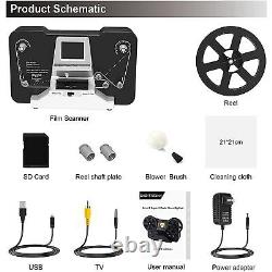 Digitnow M127B 8mm & Super 8 Reels To Digital Movie Maker Film Scanner Converter