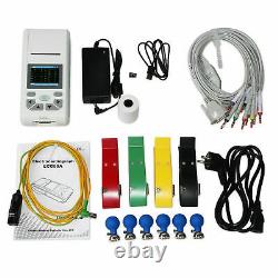 ECG90A Touch Electrocardiograph 1 channel 12 lead Digital Mahcine, Printer, SW