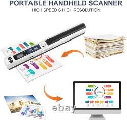 Easy to Use Handheld Scanner with A4 Support Includes 16G SD Card for Storage
