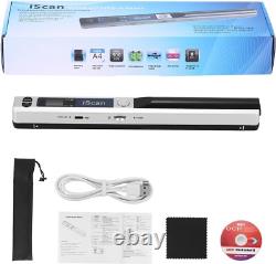 Easy to Use Handheld Scanner with A4 Support Includes 16G SD Card for Storage
