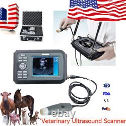 FDA CE Veterinary Portable Handheld Digital Ultrasound Scanner with 3.5MHz Probe