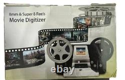 Film Scanner 5&3 Reel 8mm Super 8 Roll Digital Video Scanner Movie Digitizer