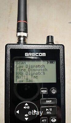 GRECOM PSR 800 Digital Trunking Scanner phase 1 and phase 2 capable. UPGRADED