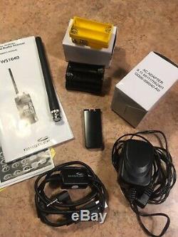 Great Whistler WS1040 Digital Trunking Handheld Scanner In Box w All Accesories