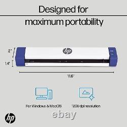 HP USB Document Scanner & Photo Scanner for 1-Sided Sheetfed Digital Scanning