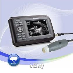 Hand-Held/Portable Veterinary Full Digital Ultrasound Scanner Machine with Probe
