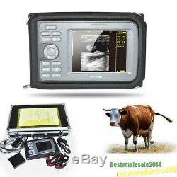 Handheld Animal Digital Ultrasound Scanner Unit Rectal Transducer Veterinary USA