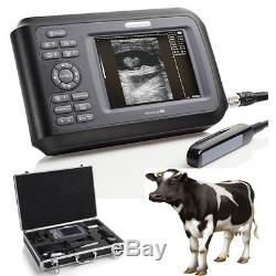 Handheld Digital Veterinary Ultrasound Scanner Machine Equine Bovine w Box Fedex