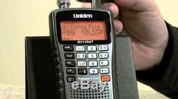 Handheld Portable Police Radio Scanner 500 Channel Digital Alpha Uniden BC125AT