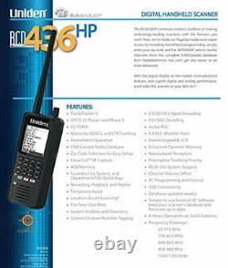 HomePatrol Series Digital Handheld Scanner. BCD436HP Base/Mobile Scanner