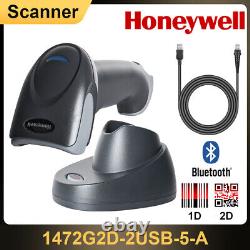 Honeywell Voyager 1472G2D-2USB-5-A Handheld Bluetooth Corded 2D Barcode Scanner