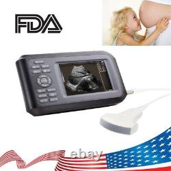 Human 5.5'' Handheld Ultrasound Machine Scanner Digital+Convex Probe Box NEW