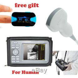 Human Portable Handheld Digital Ultrasound Scanner Convex Probe +Oximeter CE FDA