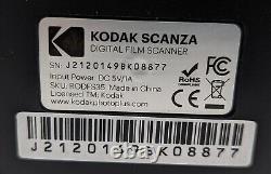 KODAK SCANZA Digital Film & Slide Scanner RODFS35 CIB with 8GB SD Card Tested