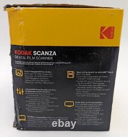 KODAK SCANZA Digital Film & Slide Scanner RODFS35 CIB with 8GB SD Card Tested