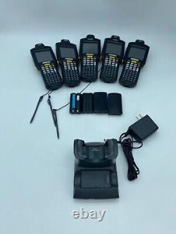 Lot Of 5 Symbol MC32N0 Mobile Barcode Scanner, battery & base Charger 2S26540#5