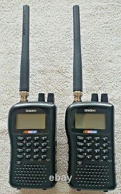 Lot of 2 Uniden NASCAR Bearcat BC72XLT Digital Scanner Working with Extras