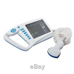 Medical Portable LCD 7 Full Digital Handheld Ultrasound Scanner+Convex Probe A+