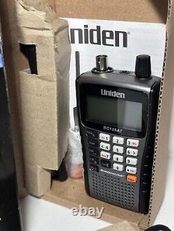 NEW Uniden Bearcat BC125AT Handheld Scanner NASCAR Racing Police Fire Close Call