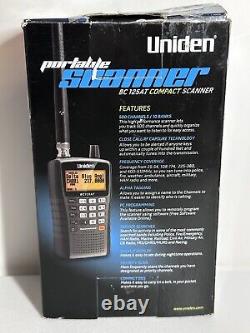 NEW Uniden Bearcat BC125AT Handheld Scanner NASCAR Racing Police Fire Close Call