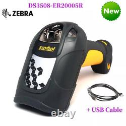 New Symbol DS3508-ER20005R Extended Range 2D Kit Handheld Barcode Scanner Cable