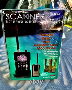New WHISTLER TRX-1 Handheld DMR/MotoTRBO(TM) Digital Trunking Scanner