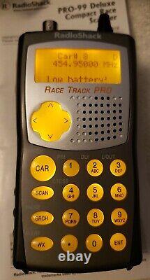 PRO-99 Digital Handheld Scanner With2 Radio Shack Racing Headsets Tested