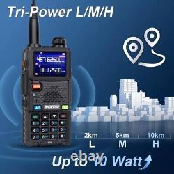 Police Fire Radio Scanner Handheld Transceiver Portable Antenna Dual Band Radio