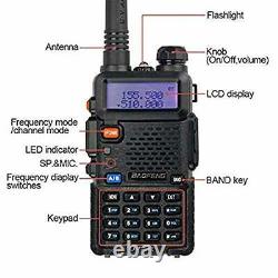 Police Radio Scanner Handheld Fire Transceiver Digital Two Way Portable Antenna