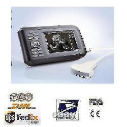 Portable 5.5'' Handheld Ultrasound Machine Scanner Digital+Convex Probe Human