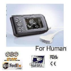 Portable 5.5'' Handheld Ultrasound Machine Scanner Digital+Convex Probe Human