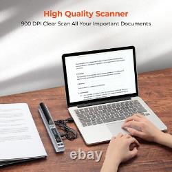 Portable 900 DPI Handheld Photo Scanner Includes 16G SD Card & USB Transfer
